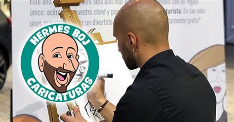 Professional Caricaturist for events Hermes Boj